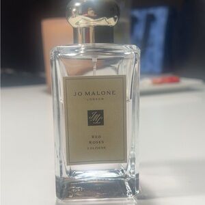 Jo Malone Clear Bottle with Cream Label - Red Roses Cologne